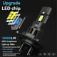 thumbnail image 2 of 2Pcs 3300LM H7 LED Headlight Bulb Wireless 66W CSP for Car Headlamp, 2 of 5