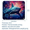 thumbnail image 5 of Shark Square Desk Pad Mouse Pad, 8.3x9.8 Inch Non-Slip Rubber Bottom Printed Mousepad for Office and Gaming, 5 of 6