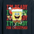 thumbnail image 3 of SpongeBob SquarePants - I'm Ready For Christmas - Men's Long Sleeve T-Shirt, 3 of 6