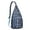 Sky-blue-14, variant on Stellar Navigation Sling Backpack - Star Map & Compass Print (Durable)