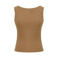 thumbnail image 7 of Mittory Women Going Out Tops Summer Cute Split Hem Ruched Sleeveless Shirt Spring Fashion Ribbed Tank Top, 7 of 7