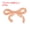 Beige, variant on Uxcell Bow Iron on Patches, Cute Sew on Bows Embroidered Applique Patches Fit for Jeans Jackets Women Clothes Orange