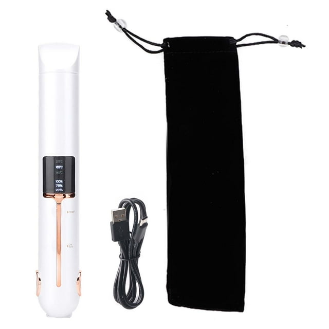 Plancha de pelo eléctrica, Mini plancha de pelo portátil con carga USB profesional, estilizador de pelo, claridad notable
