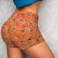 thumbnail image 4 of Uemuo Spider Pattern Women Workout Impact Shorts Scrunch Butt Lifting Gym Shorts Seamless Booty Biker Shorts-X-Large, 4 of 8