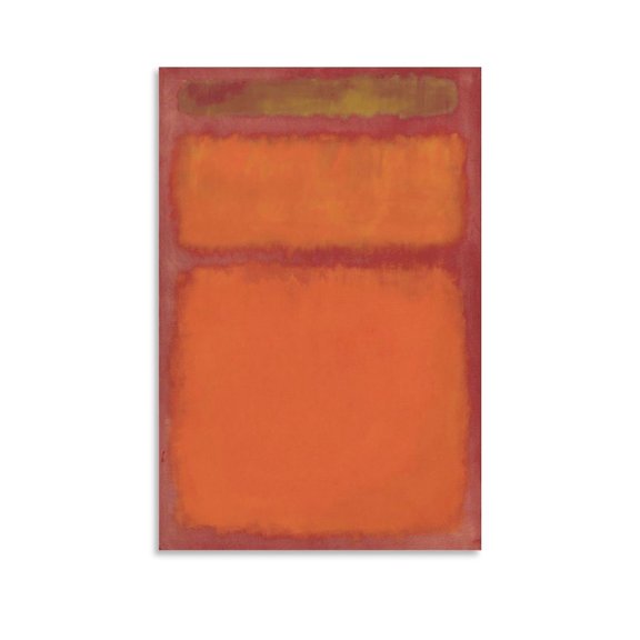 Mark Rothko Print 《Orange, Red, Yellow》 Canvas Wall Art Poster Canvas Wall Art Prints Poster Gifts Photo Picture Painting Posters Room Decor Home Decorative 16x24inch(40x60cm)