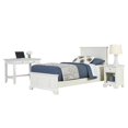 thumbnail image 2 of Home Styles Naples Twin 3 Piece Bedroom Set in White, 2 of 2