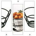 thumbnail image 3 of DEEPCRAFF 1Pc Fried Chicken Dish Container French Fry Silver For Home Use, 3 of 6