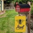 thumbnail image 5 of JOOCAR Bee Kind Yellow Garden Flag Vertical Double Sided Burlap Yard Spring Summer Outdoor Decor 12 x 18 Inches, 5 of 7
