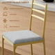 thumbnail image 3 of Yeshouse set de 2 taburetes de barra con asiento de PU, estructura metálica, diseño respaldo y reposapiés, ideales para cocina, barra o comedor, 3 of 8
