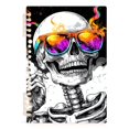thumbnail image 7 of FORMRS 1-Subject Spiral Notebook 8" x 5" College Ruled 60 Refillable Sheet A5 Hard Cover, 2 Pack, Colorful Glasses, 7 of 7