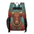 thumbnail image 3 of Ttyddzy Clear Backpack Heavy Duty PVC Transparent Backpack for College Workplace, Bull, 3 of 8