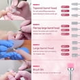thumbnail image 3 of Juego de brocas para uñas Honoson Cuticle, carburo de tungsteno, 10 unidades, 3 of 8