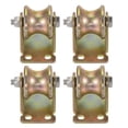 thumbnail image 1 of Rueda de deslizamiento en forma de U Uxcell de 4 piezas de 1.25" con capacidad de carga de 88 lbs por rueda para riel invertido, 1 of 6