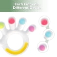 thumbnail image 3 of Palm Teether - Soft Silicone Baby Soothing Teether Pacifier - Frozen Teething Toy for 3M+ Babies - BPA Free (1 Pack), 3 of 7