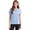 Dark Atlas Heather, variant on Cutter & Buck LCK00153 Forge Eco Heathered Stretch Womens Blade Top-Dark Navy Blue Heather-S