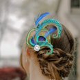thumbnail image 3 of Couvre-chef Pince à Cheveux Accessoires de Coiffure Barrette Cheveux en Strass, 3 of 8