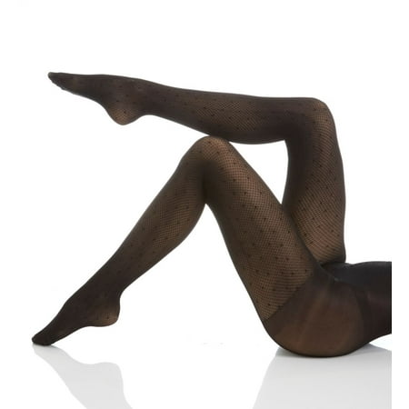 Dotted Tights - Women's Hanes HFT017 Fashion Diamond Dot Tights