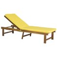 thumbnail image 2 of Safavieh Inglewood Outdoor Modern Chaise Lounge Chair with Cushion, 2 of 7