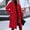 Red, variant on Women Elegant Wool Coat Lapel Collar Double Mid Long Winter Overcoats With Belted Pockets A Fine Winter Jacket for Women plus Size 3x Long Winter Jackets for Women Cute Winter Coats for Women Winter