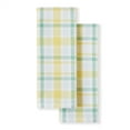 thumbnail image 3 of Martha Stewart Valley Plaid Cotton Kitchen Towel Set, Indigo, 2 Piece, 3 of 5