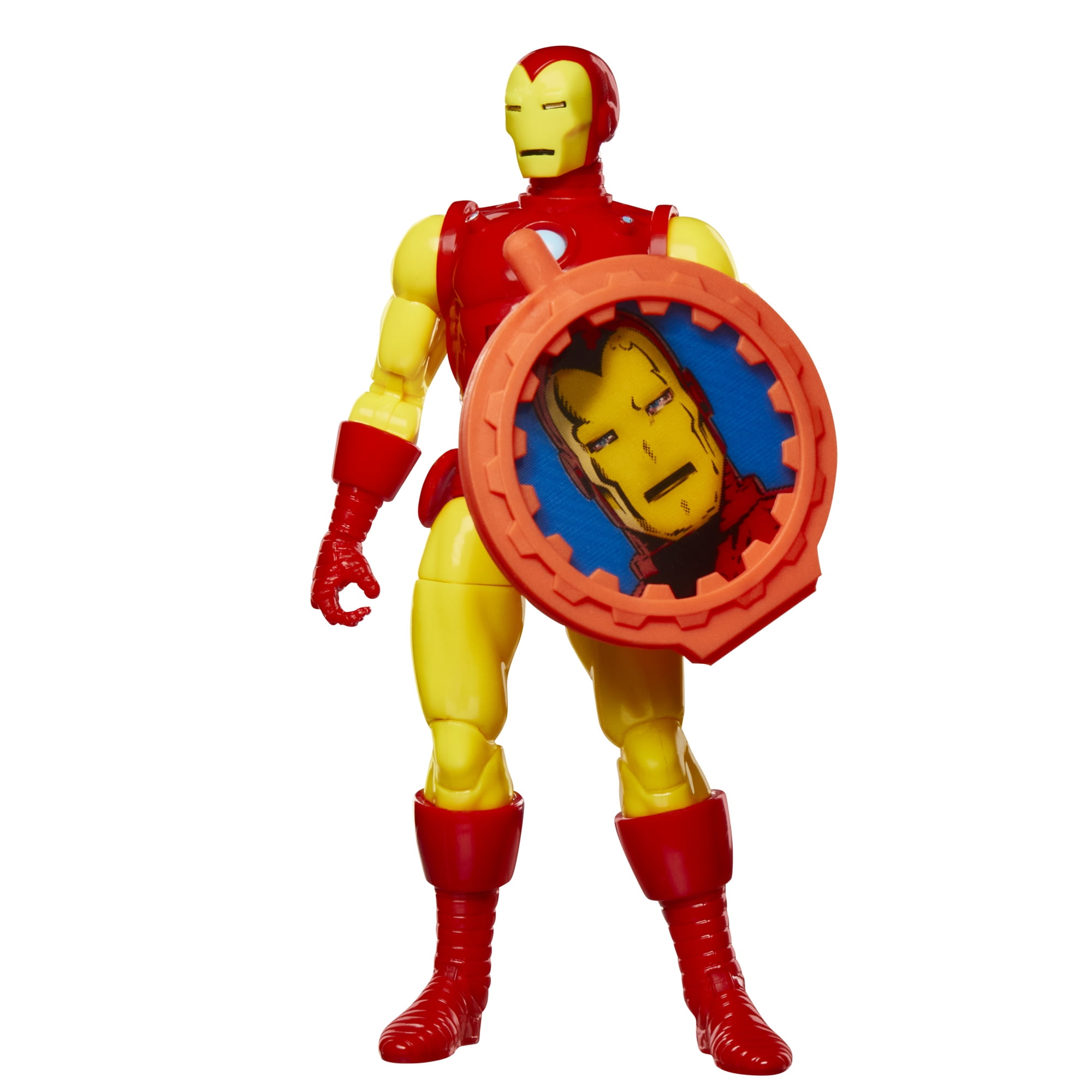 Marvel Legends Series Secret Wars Iron Man, Retro Marvel Comics Collectible Action Figure (6”)