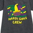 thumbnail image 2 of Instant Message - Mardi Gras Crew - Toddler & Youth Girls Fleece Dress, 2 of 5
