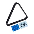 thumbnail image 4 of Almencla Pool Table Triangle Ball Rack Billiard Ball Rack Holder for Snooker Training Black, 4 of 8