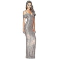 thumbnail image 2 of Women's Dress, Sequin Evening Dress Sling Deep V Long Dress Sexy Dress Party Wear, 2 of 3
