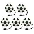 thumbnail image 1 of Fundas de silicona para pajitas deportivas Tapas de silicona para pajitas Pajitas para beber 5 unidades Adornos para pajitas Adornos para fiestas Adornos para pajitas Adornos decorativos, 1 of 2
