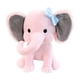 thumbnail image 5 of FELTECHELECTR Peluche de elefante creativo para bebé, con almohada de elefante, regalo de Navidad (rosa), 5 of 5