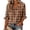 18# Brown, variant on 3/4 Length Sleeve Womens Tops Fall Loose Work Puffy Sleeves Blouses Summer Elegant Casual Loose Work Plus Size Flowy Ruffle Fashion Office Dress Shirt