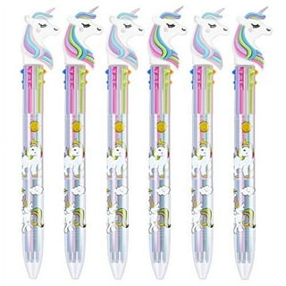 3 Styles Multicolor Pen Set, Cute pens,Unicorn Pens Unicorn Multicolor Pen  Set ,Dinosaur Pens Dinosaur Multicolor Pen Set Flamingo Pens Multicolor Pen  In One, Multicolored Pens For Kids Women Ballpoint Pen Kawaii