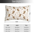 thumbnail image 2 of Salouo Fall Squirrel Pattern Pillow Cases,1PC Pillow Covers with Envelope Closure Decorative Pillow Case for Bed Couch,Pillows Not Included-16"x24", 2 of 6