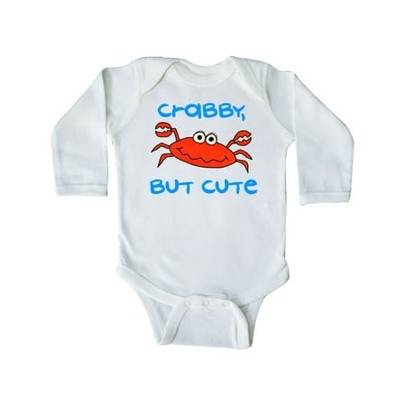 

Inktastic Crabby But Cute Gift Baby Boy or Baby Girl Long Sleeve Bodysuit