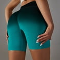 thumbnail image 6 of Women Seamless Scrunch Workout Shorts High Waisted Booty Lifting Gym Yoga Shorts Green,S, 6 of 6