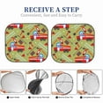 thumbnail image 6 of Naloa Cartoon Fire Truck 2 Piece Foldable Car Sun Shades, Car Windshield Sunshade, Front Window Sunshade for Car, Truck, SUV - Large, 6 of 7