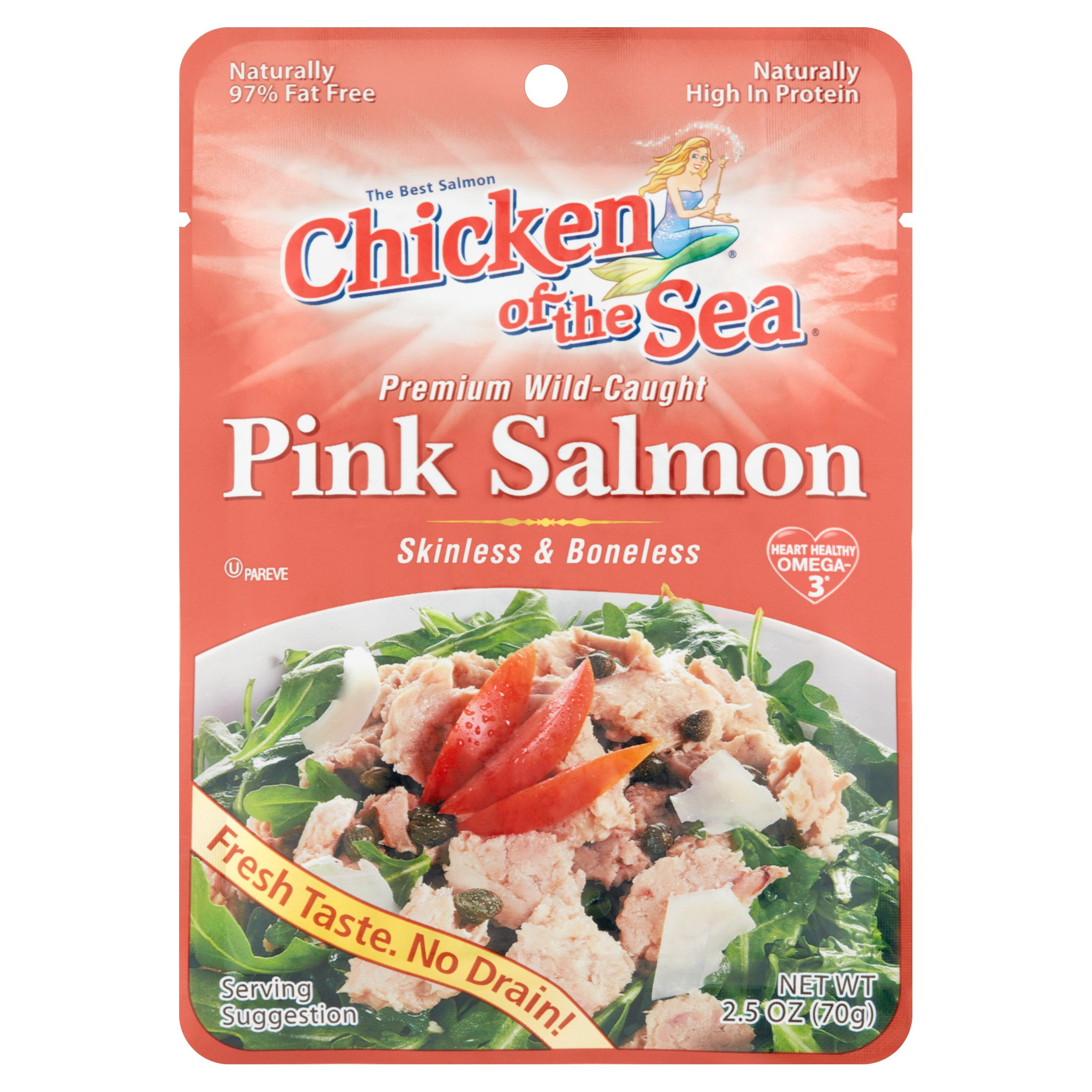 Chicken of the Sea Premium Wild-Caught Pink Salmon 2.5 oz by Chicken of the Sea Intl.