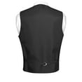 thumbnail image 2 of Men's Dress Vest & NeckTie Solid NAVY BLUE Color Neck Tie Set sz 3XL, 2 of 2