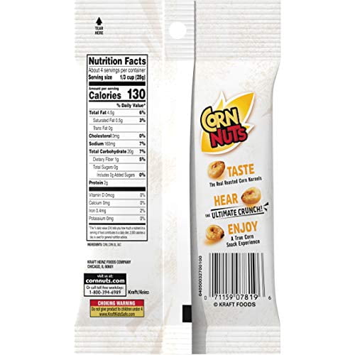 Kraft® Corn Nuts Original, 4 oz Bag, 12/Carton