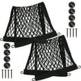 thumbnail image 3 of Miangastore 2pcs Mesh Storage Pockets Car Storage Net Bags Car Storage Netting Organizers, 3 of 8