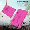 thumbnail image 5 of Dteck for Samsung Galaxy Tab A9 Case with Kickstand Butterfly Wings, Rugged Butterfly Kids Case Cover w/ Shoulder Strap for Galaxy Tab A9 8.7" Tablet SM-X110/X115/X117,Rose, 5 of 6