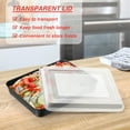thumbnail image 7 of Vesteel Stainless Steel Baking Pan with Lid, 12.5 x 9.75 x 2 Inch Nonstick Rectangle Sheet Cake Pans with Covers, Non-toxic Bakeware Set for Casseroles Brownies Cakes ( 2 Pans + 2 Lids ), 7 of 7