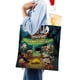 thumbnail image 4 of The Loud House Bolso de tela con estampado de lienzo para mujer, bolsa de compras reutilizable y estética, con cremallera interior, regalo para mujer,38*45cm., 4 of 6