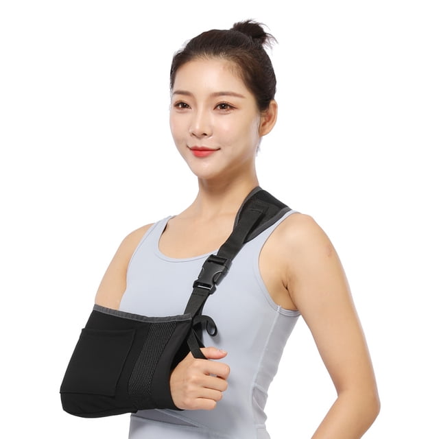 Cabestrillo para brazo, férula para brazo para lesiones, soporte para hombro, cabestrillo de soporte para brazo derecho y brazo izquierdo ZefeiWu 8390611281250