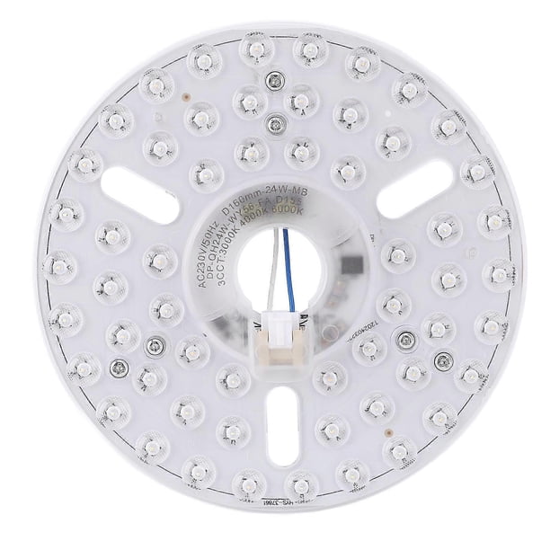 6.3in LED Ceiling Fan Light Kit Magnetic 24W Dimmable 3CCT 3000K 4000K 6000K Ceiling Fan Light Replacement Panel 230V
