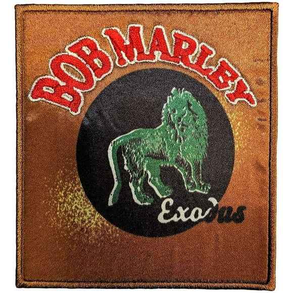 Bob Marley Exodus Lion Printed Iron On Patch