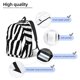 thumbnail image 3 of Fotbe Zebra Mochila de Lona con Estampado, Mochila Duradera, Mochila Versátil de Alta Calidad, Mochila Compacta Vintage-Small, 3 of 5