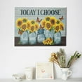 thumbnail image 6 of Christian Sunflower Wall Art Religious Sunflower Pictures Wall Decor Scripture Bible Verses Canvas Artwork Painting Hummingbird Framed Poster Print for Home Living room Bedroom Bathroom Office, 6 of 6