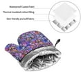 thumbnail image 6 of Naloa Watercolor Butterflies Oven Mitts and Pot Holders 4 pcs Set, Cooking Baking Grilling Kitchen Oven Glove for Cooking, 6 of 6