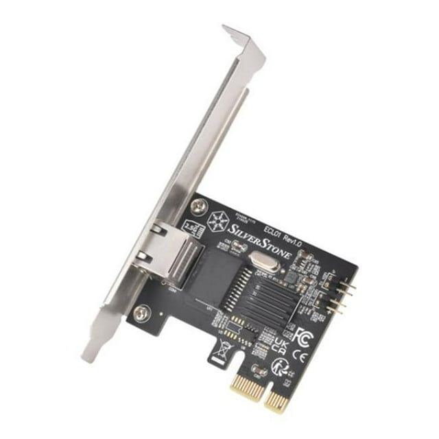 SilverStone Technology ECL01 2.5 Gbps RJ45 Network Interface PCI Express Card